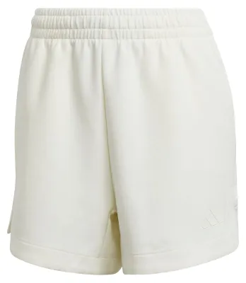 Image de Shorts pour femmes Adidas Soft Lux, couleur blanc cassé, taille XXS