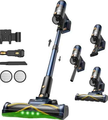 Immagine prodotto di Aspirapolvere a batteria, potenza di aspirazione di 50000Pa, pulizia a secco/umido 2 in 1, V12
