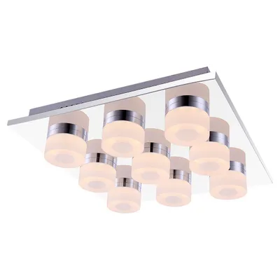 Produktbild von Globo Deckenleuchte Dl Chrom, 9Xled 42504-9