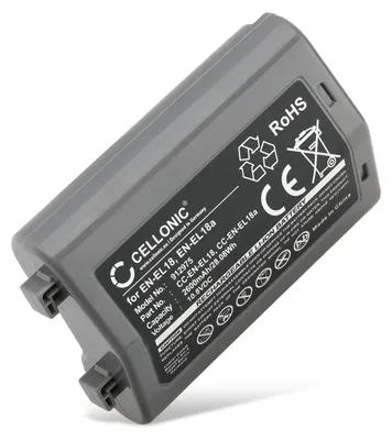 Produktbild von subtel 1x Akku für Kamera Kompatibel mit Nikon D5, D4s, D4, EN-EL18 - (2600mAh, 10.8V)