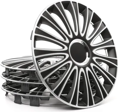 Produktbild von 4x 15" Zoll Radkappen Schwarz Radzierblenden Radblenden 15 LE MANS ARGO