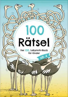 Obrázok produktu pre 100 Rätsel: Der XXL Labyrinth-Block für Kinder ab 4