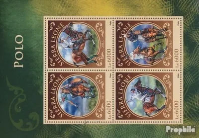 Produktbild von Briefmarken Sierra Leone 2016 Mi 7648-7651 Kleinbogen (kompl. Ausg.) postfrisch Polo