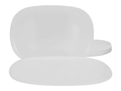 Produktbild von CreaTable, 15873, Italien Party Weiss, Burgerteller 6-tlg, Glasware