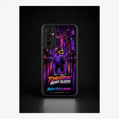 Productafbeelding van Samsung A54 hoesje, telefoonhoesje, beschermhoesje, case met nachtlevenmotief – LUNØIR ©
