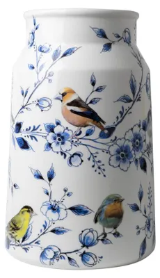 Produktbild von Heinen Delfts Blauw – Vase Melkbus bosvogels