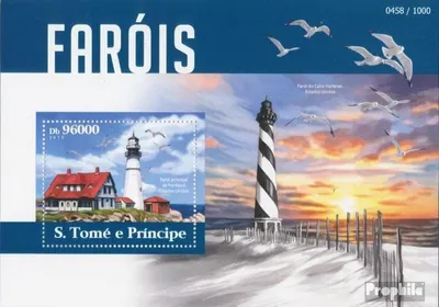 Produktbild von Briefmarken Sao Tome e Principe 2015 Mi Block 1110 (kompl. Ausgabe) postfrisch Leuchttürme