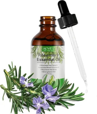 Produktbild von Rosmarinöl Ätherisches Öl Haarwachstum Kopfhaut Haarpflege Hautpflege Bio Vegan 60ml