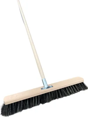 Produktbild von Straßenbesen 50cm breit Besen Saalbesen Kehrbesen mit Buchestiel 150cm Industriebesen Hallenbesen Großraumbesen