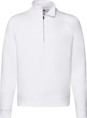Image de Fruit of the Loom - Sweat-shirt "Premium" à fermeture éclair pour hommes, modèle FK2327 (Taille XL), couleur blanche