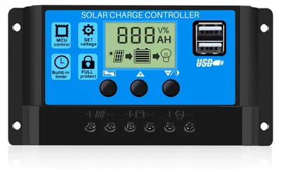 Productafbeelding van Thlevel 30A zonnelaadregelaar PWM, 12V-24V, voor zonnepanelen en batterijen