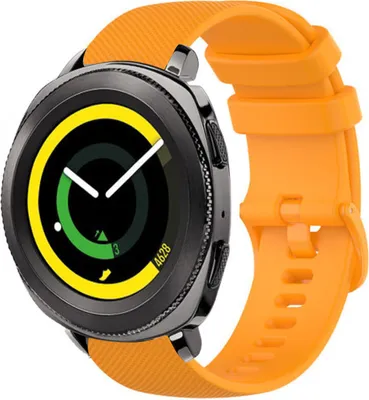 Produktbild von Strap-it Samsung Gear Sport Luxus Silikonarmband (Orange)