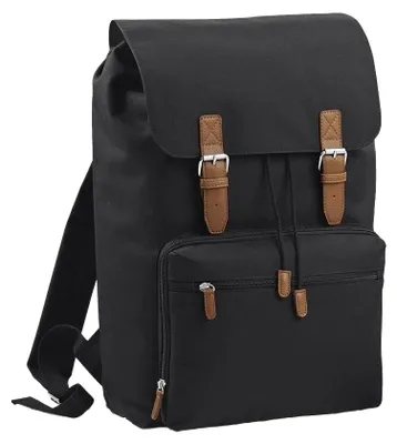 Immagine prodotto di Zaino per laptop Bagbase Heritage / Zaino, per laptop fino a 17 pollici FK217 (taglia unica) (nero)