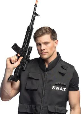Produktbild von Spielzeuggewehr "SWAT" | Schwarz - 68 cm