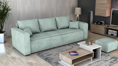 Obrázek produktu pro Pohovka FIRE - světlezelená - manšestr - LINCOLN 72