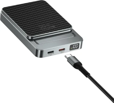 Obrázok produktu pre 4smarts 540709, 5000 mAh, Lítium polymér (lipo), Adaptive Fast Charging, Power Delivery, Quick Charge 3.0, SuperCharge, Bezdrôtové nabíjanie, 22,5 W, Šedá