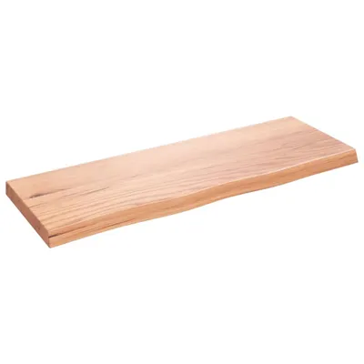 Produktbild von vidaXL Waschtischplatte Hellbraun 80x30x(2-4) cm Massivholz Behandelt