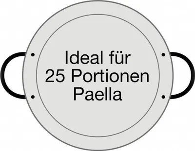 Immagine prodotto di Paella World Padella per paella originale spagnola tipo Valenciana 90 cm di diametro