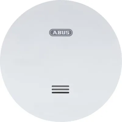 Obrázek produktu pro Detektor kouře, ABUS RWM160, ultraplochý design, ochrana 40 m², alarm 85 dB, lithiová baterie s životností 10 let