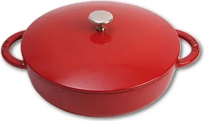 Produktbild von Staub Schmortopf Kochtopf Bräter mit Deckel 28 cm kirsche