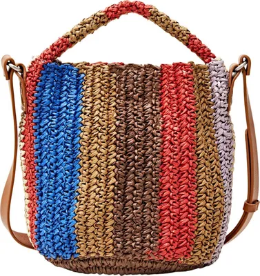 Produktbild von ESPRIT Umhängetasche Drew Woven Straw Crossbody Bag Multicolour mehrfarbig