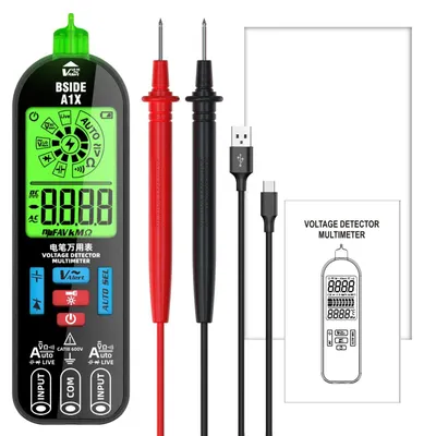 Obrázek produktu pro Tester napětí, digitální displej, bezkontaktní detekce, A1X