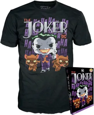 Produktbild von Funko Pop! Dc Comics Joker T-shirt Mit Kurzen Ärmeln Lila M Lila M