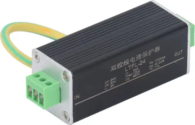 Zdjęcie produktu dla 1-drożny ogranicznik przepięć Urządzenie zabezpieczające RS485 Sygnał sterujący Obwód zasilania Ochronnik 24V 10Mbps