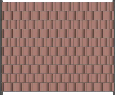 Produktbild von Wallario Zaunsichtschutz mit Motiv Pastellpink für Ein- und Doppelstabmatten Zäune in der Größe 250 x 200 cm
