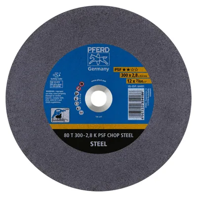 Produktbild von PFERD 80 T 300-2,8 K PSF CHOP STEEL/25,4, Stahl, PFERD, 2,54 cm, 30 cm, 5100 RPM, 20 Stück(e)