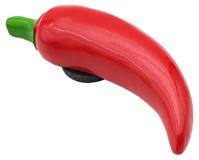 3D-Kühlschrankmagnet Chilipeper, Glücksbringer, 8,5 cm