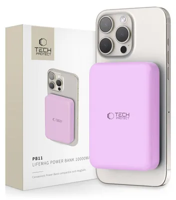Immagine prodotto di Tech-Protect Pb11 Lifemag Magsafe Power Bank 10000Mah Lilla