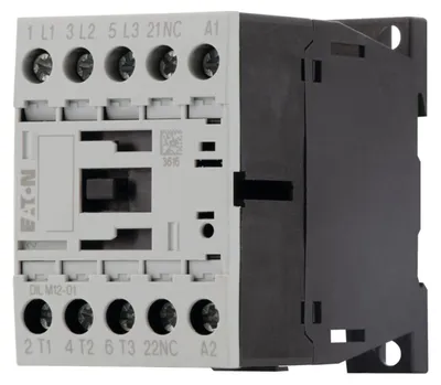 Immagine prodotto di Contattore di potenza Eaton DILM DILM12-01 (230V50HZ,240V60HZ) 1 contatto NC 230 V/AC 50 Hz/240 V/AC 60 Hz (276865)