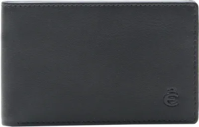 Produktbild von Esquire Leder Kartenetui Logo Credit Card Holder Black schwarz