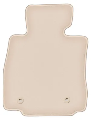 Produktbild von DURBAN Beige Velours-Fahrerfußmatte für Mazda 2 III Schrägheck (2015-)