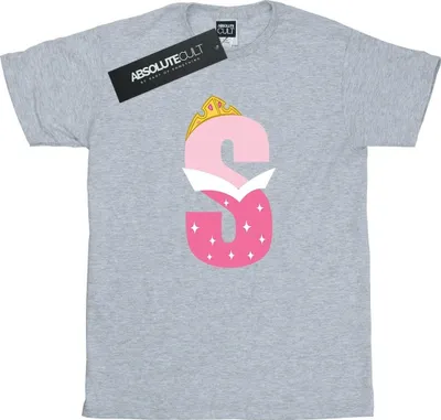 Produktbild von Disney - "Alphabet S Is For Sleeping Beauty" T-Shirt für Damen BI42685 (M) (Grau)
