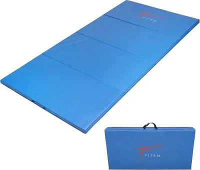 Produktbild von Famanu Fitnessmat Faltbar für Gym, Yoga und MMA - 240 x 120 x 4 cm oder 180 x 60 x 4 cm