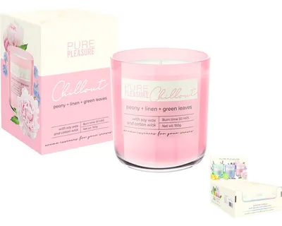 Image de Bougie parfumée en verre PURE PLEASURE RELAX 150 g