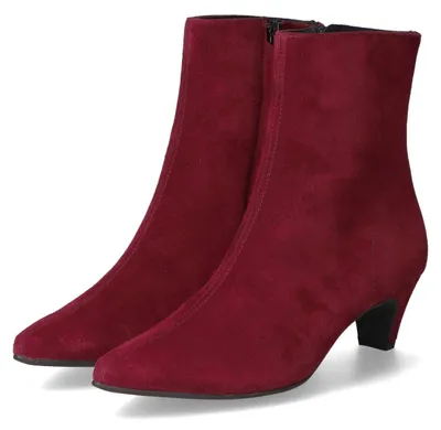 Immagine prodotto di Stivaletti da donna Paul Green, color rosso, in pelle scamosciata, taglia: 39