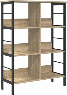 Zdjęcie produktu dla vidaXL Regał dąb sonoma 82 x 32 x 112 cm Materiał drewnopochodny