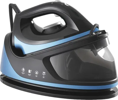 Produktbild von Kleidungsdampfer - Dampfbügeleisen 2000 W - 1,1 l Wassertank - 60 g/min Dampf - Keramiksohle - Vertikales & horizontales Bügeln - 220 V EU-Stecker