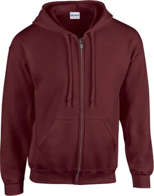 Produktbild von Gildan - Hoodie mit durchgehendem Reißverschluss für Herren PC6649 (L) (Weinrot)