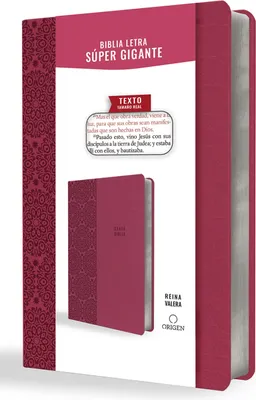 Produktbild von Biblia Reina Valera Letra Súper Gigante, Símil Piel Fucsia / Spanish Bible Reina Valera Super Giant Print, Fuchsia Leathersoft