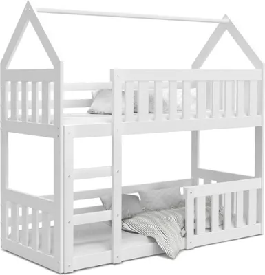Produktbild von Etagenbett hochbett kinderzimmer kinderbetten jugendzimmer Hause mini 90x190 weiss