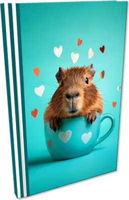 Obrázek produktu pro Notes A5 kratka Soft Touch Capybara