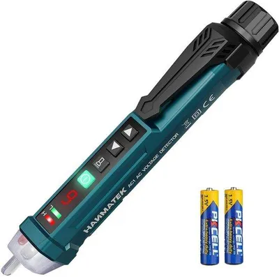 Obrázek produktu pro Digitální měřič napětí 12–1000 V s akustickým alarmem a LCD displejem