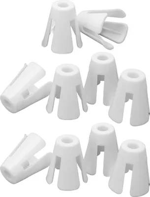 Image de pince ? bobines 10 pi?ces en plastique, Porte-fils conique robuste, stable et l?ger avec support de fil adapt ? aux machines ? coudre industrielles