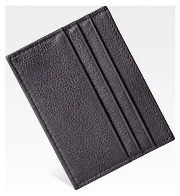 Produktbild von Leder Slim Wallet, dünne minimalistische Geldbörse für Männer, Kreditkartenetui mit RFID-Schutz