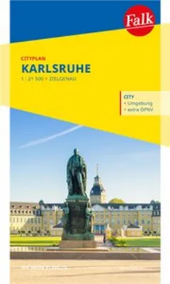 Obrázok produktu pre Falk Mapa mesta Karlsruhe 1:21 500
