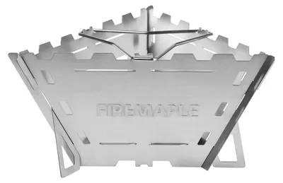 Immagine prodotto di Stufa da campeggio portatile a legna - Acciaio inossidabile - 28,2 x 14,7 x 0,8 cm